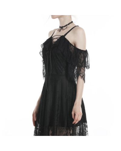 Vestido Corto con Encaje