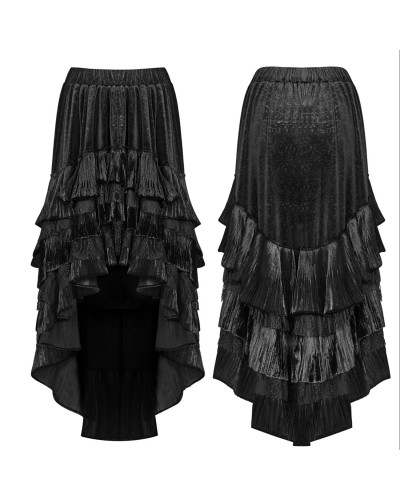 falda gotica terciopelo