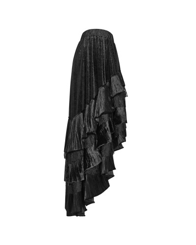 falda gotica terciopelo