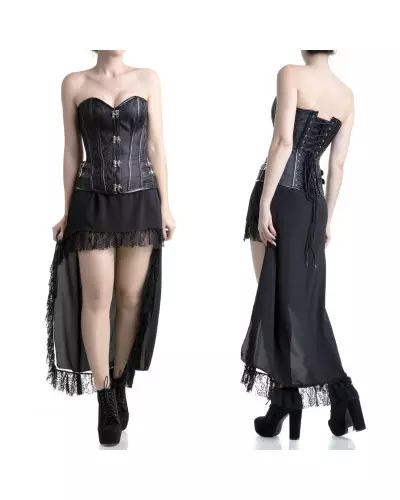 Black Corset with Brocade from Style Brand at €35.00
