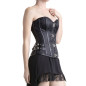 Corset Noir avec Brocart