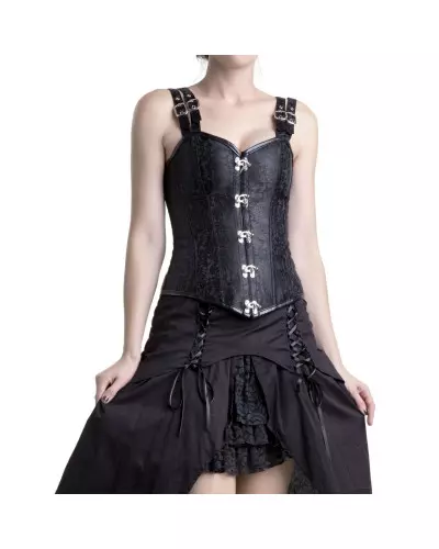Black Corset with Straps from Style Brand at €35.50