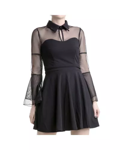 Dress with Tulle Sleeves from Style Brand at €26.00
