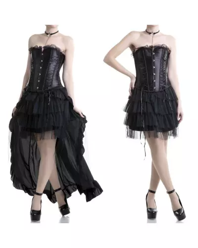 Black Satin Corset from Style Brand at €29.00