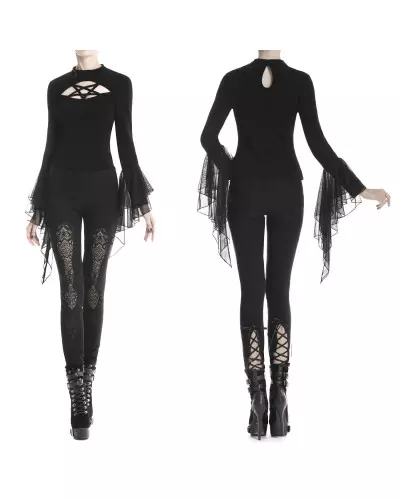 Legging with Guipure from Dark in Love Brand at €37.90