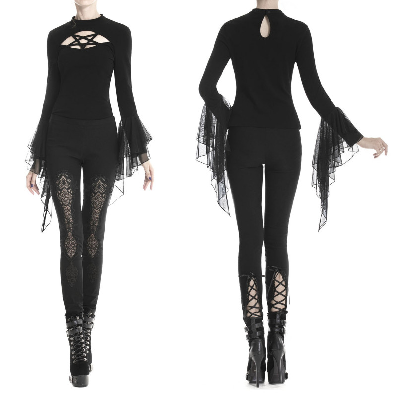 Legging con Guipur