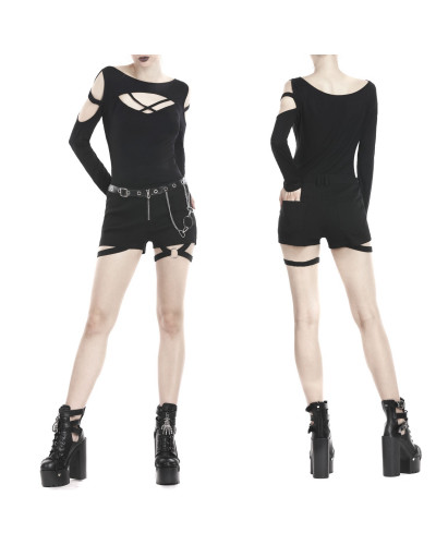 pantalones cortos con arnes