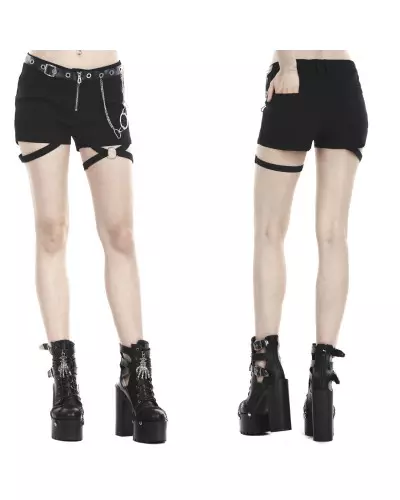 Shorts mit Ketten der Dark in love-Marke für 41,50 €