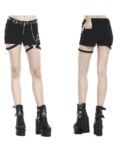 pantalones cortos con arnes