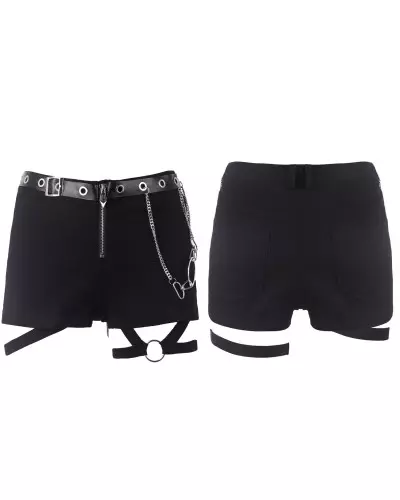 Shorts mit Ketten der Dark in love-Marke für 41,50 €