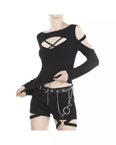Shorts with Chains from Dark in love Brand at €41.50
