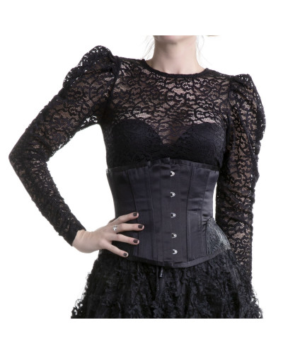 CORSET BAJO PECHO NEGRO