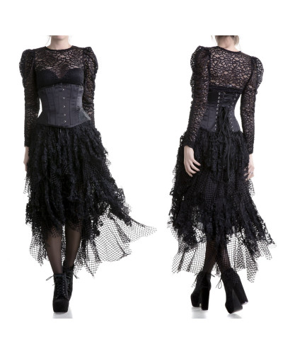CORSET BAJO PECHO NEGRO