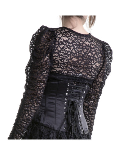 CORSET BAJO PECHO NEGRO