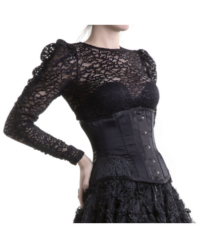 CORSET BAJO PECHO NEGRO