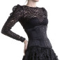 Corset Serre-Taille avec Fleurs
