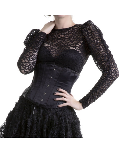 CORSET BAJO PECHO NEGRO