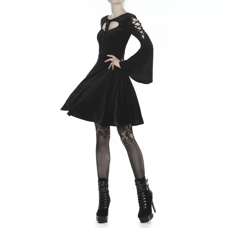 Short Dress Made of Velvet from Dark in Love Brand at €45.00