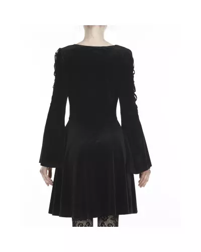 Kurzes Kleid aus Samt der Dark in Love-Marke für 45,00 €