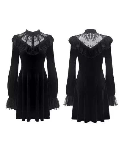 Velvet Dress with Lace from Dark in love Brand at €46.50