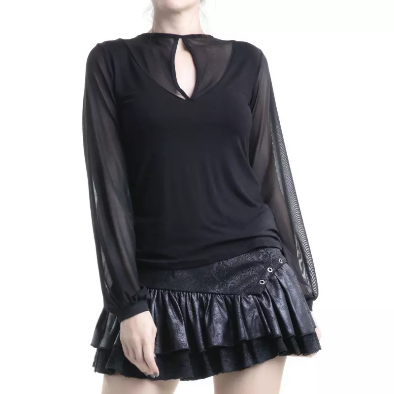 T-Shirt with Tulle and Lacing from Crazyinlove Brand at €17.00