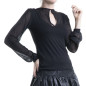 T-Shirt avec Tulle et Croisé