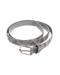 cinturon gris leopardo