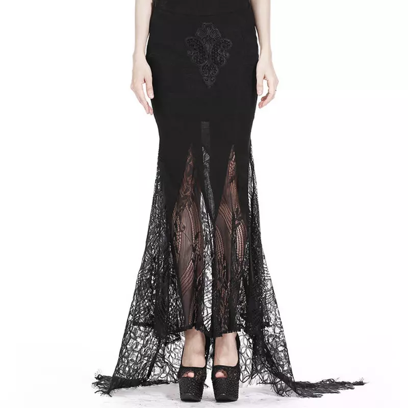 Tube Skirt with Lace and Guipure from Dark in love Brand at €59.90