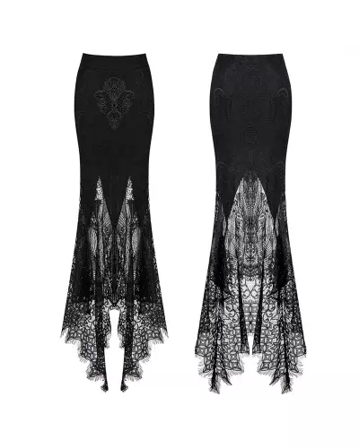Tube Skirt with Lace and Guipure from Dark in love Brand at €59.90