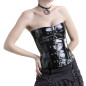 Corset com Zíper e Fivelas