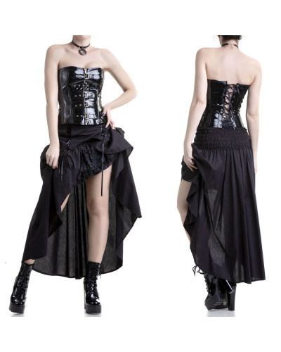 CORSET BRILLANTE CON CREMALLERA