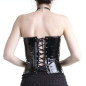 Corset com Zíper e Fivelas