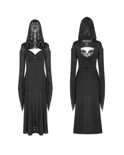 Long Dress with Hood from Punk Rave Brand at €81.00