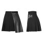 Jupe Noire avec Simili Cuir