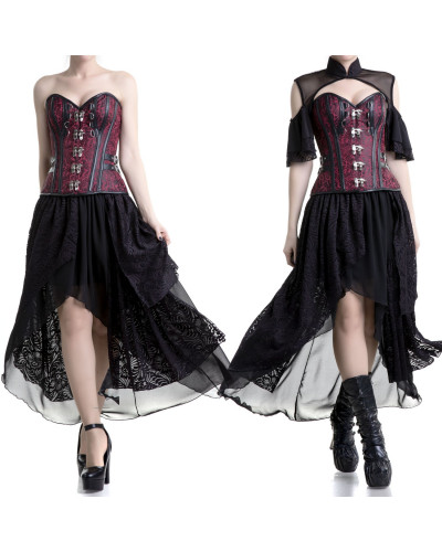 corset rojizo