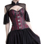 Corset Preto e Vermelho
