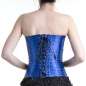 Corset Azul com Renda
