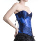 Blue Corset with Lace