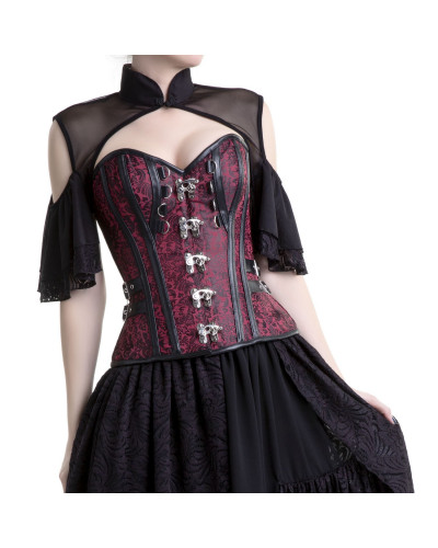 Bolero with Tulle and Sleeves