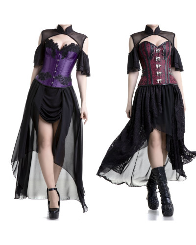 Bolero with Tulle and Sleeves