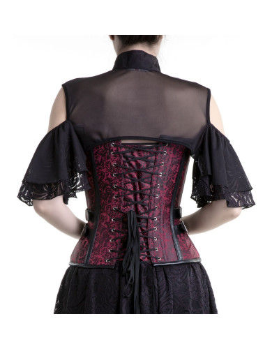 Bolero with Tulle and Sleeves
