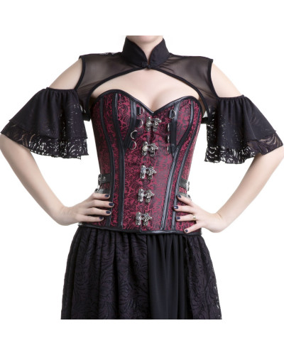 Bolero with Tulle and Sleeves