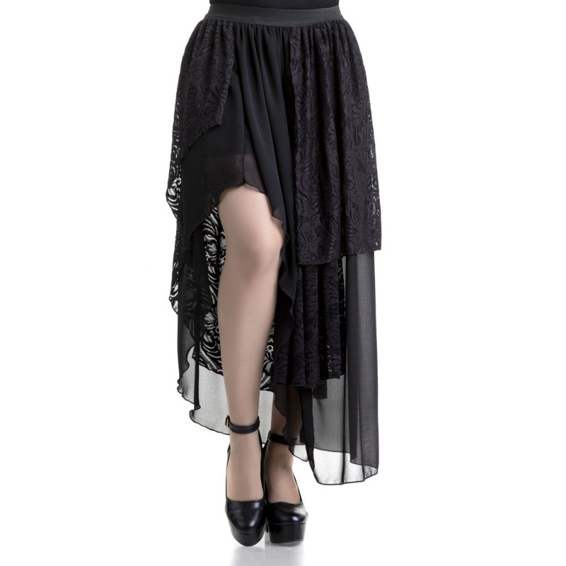 Skirt with Tulle and Lace