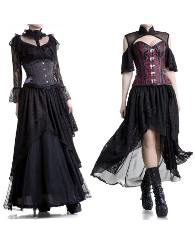 Skirt with Tulle and Lace