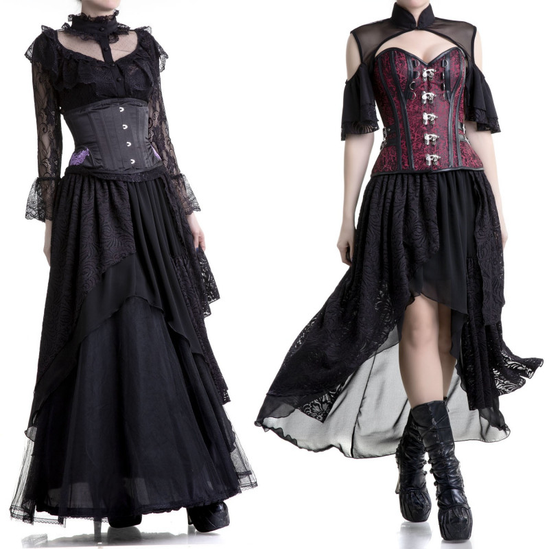 Skirt with Tulle and Lace