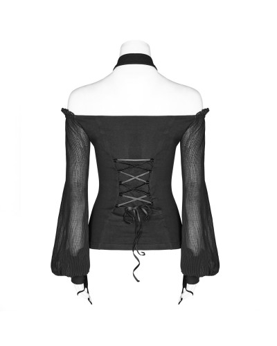 T-Shirt with Sleeves Made of Tulle