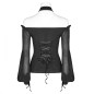 T-Shirt with Sleeves Made of Tulle
