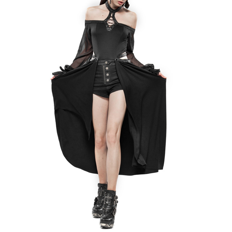 VESTIDO GOTICO FALDA DESMONTABLE