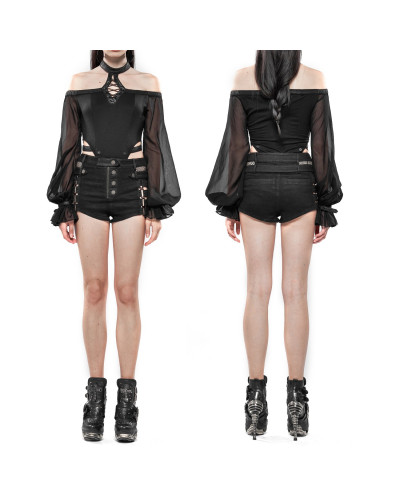 VESTIDO GOTICO FALDA DESMONTABLE