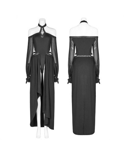 VESTIDO GOTICO FALDA DESMONTABLE